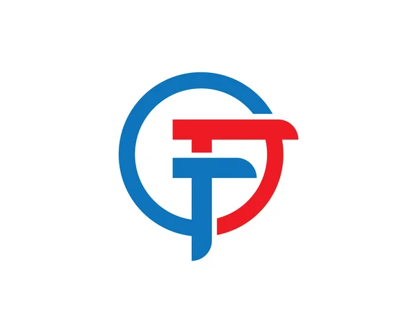 F wzór logo litery — Wektor stockowy
