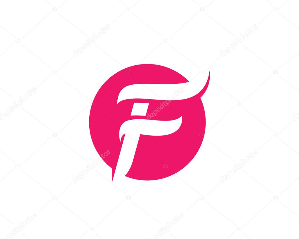 F Letter Logo Template vector icon