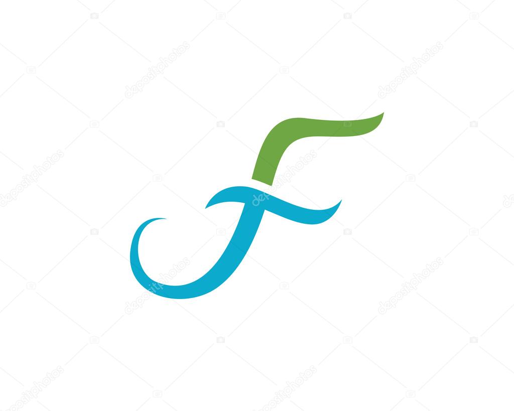 F Letter Logo Template vector icon