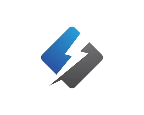 A letter Power Logo Template vector icon — Stock Vector