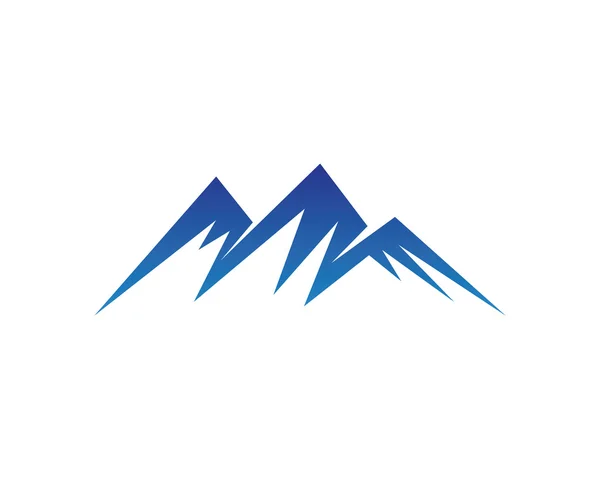 Berg-Logo und Vorlage — Stockvektor