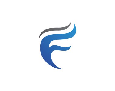 ateş alev logosu şablonu