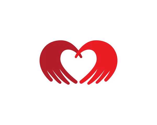 Logo soin des mains — Image vectorielle