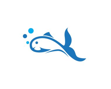 Balık logo şablonu