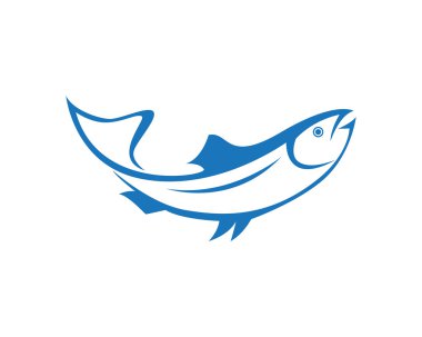 Balık logo şablonu