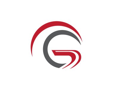 G harfi Logo şablonu vektör simgesi tasarım