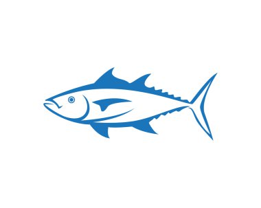 Balık logo şablonu