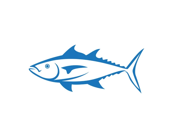 Fisk logotyp mall — Stock vektor