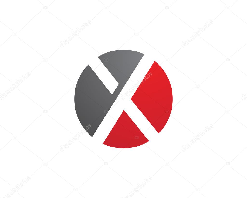 X Letter Logo template vector icon design