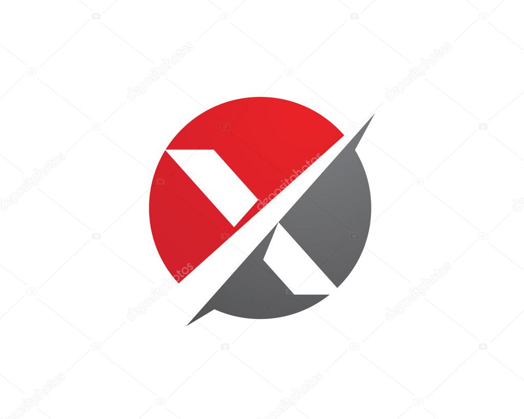 X Letter Logo template vector icon design