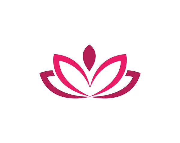 美莲花标志模板 — 图库矢量图片