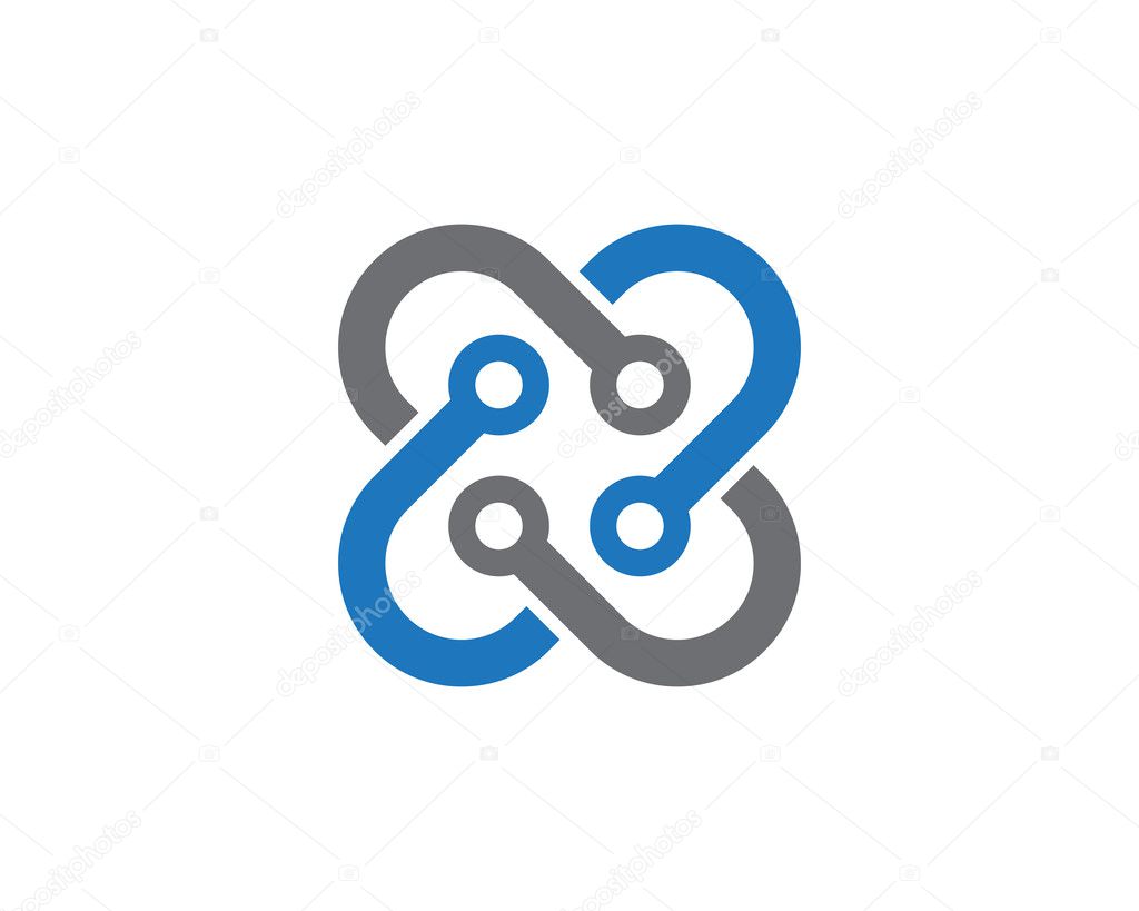 Cable, wires, wiring logo template vector icon