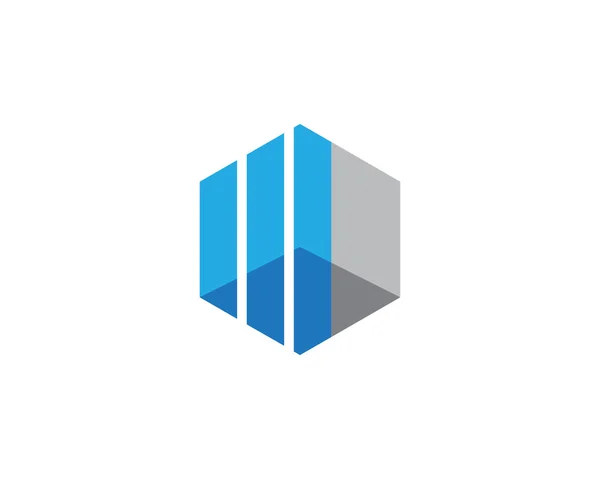 Logo e modello di finanza aziendale — Vettoriale Stock