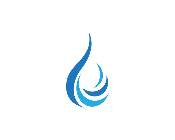 Wave water strand logo — Stockvector