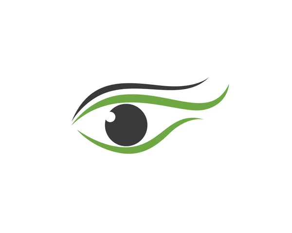 Ögon vård logotyp hälsa — Stock vektor