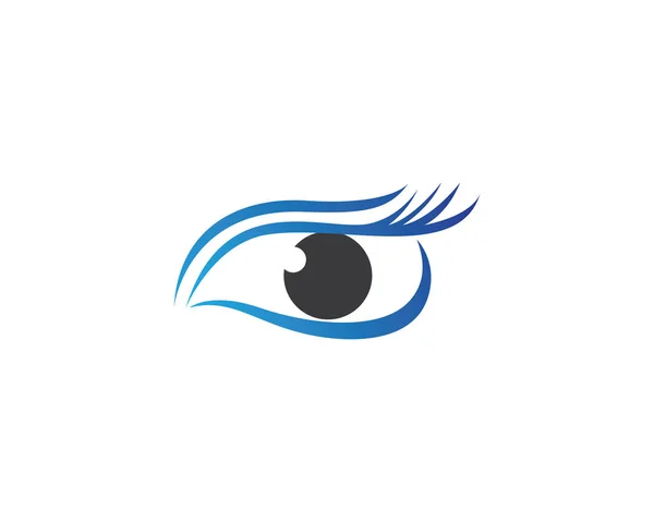 Augen Pflege Logo Gesundheit — Stockvektor