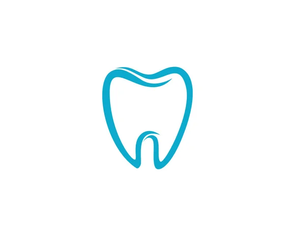 Логотип и шаблон стоматологической помощи — стоковый вектор