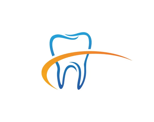 Logotipo y plantilla de cuidado dental — Vector de stock