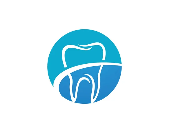 Logotipo y plantilla de cuidado dental — Archivo Imágenes Vectoriales