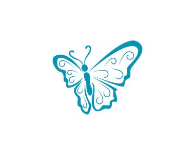 Kelebek logo şablonu