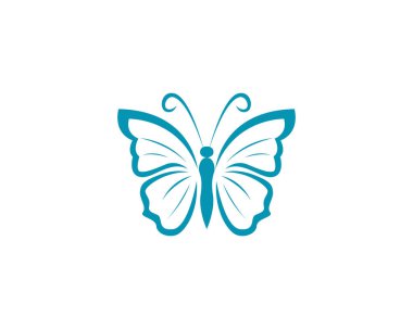 Kelebek logo şablonu