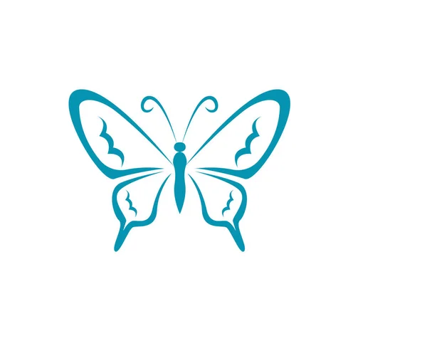 Modelo de logotipo borboleta —  Vetores de Stock