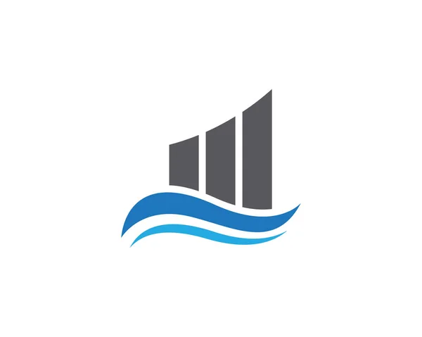 Business Finance logotyp — Stock vektor