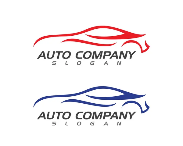 Plantilla de logotipo auto coche — Vector de stock