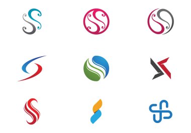 S Harfi Logo şablonu