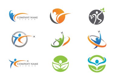 Sağlık Logo şablonu
