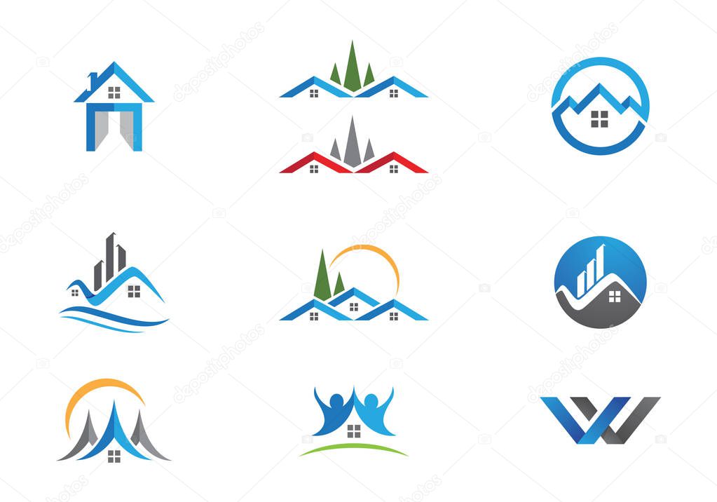 Home and Building Business Property Logo Template