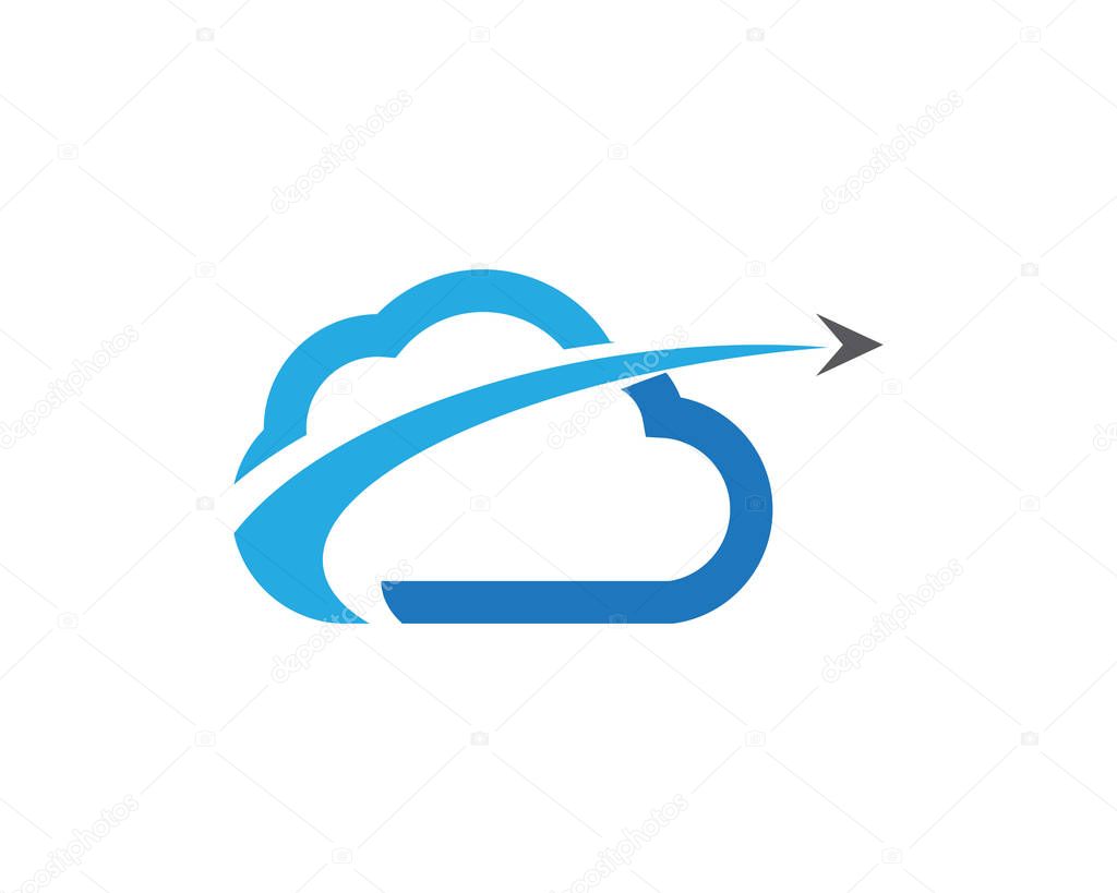 Faster Logo template vector icon design