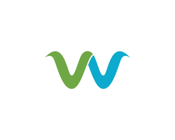 Water wave Logo Template — Stock Vector