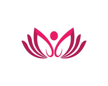 Güzellik Lotus Logo şablonu