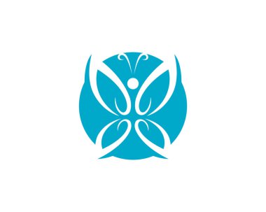 Kelebek logo şablonu