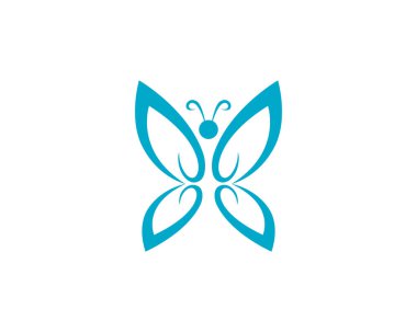 Kelebek logo şablonu