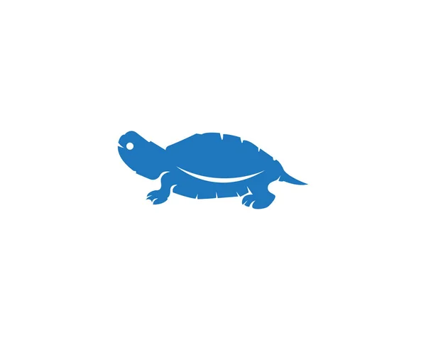 Tortuga animal icono de dibujos animados — Vector de stock