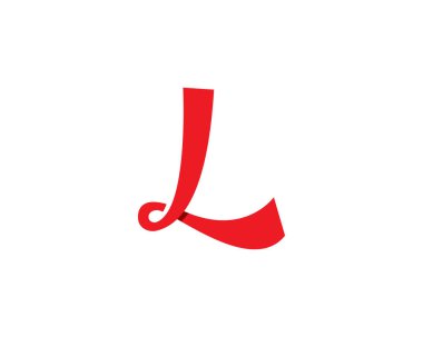 L harfi logo şablonu