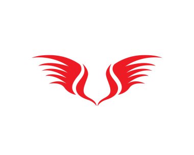 Kuş logo şablonu
