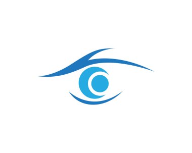 Göz bakımı logo vektörü