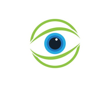 Göz bakımı logo vektörü