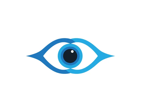 Cuidados com os olhos logotipo vetor — Vetor de Stock