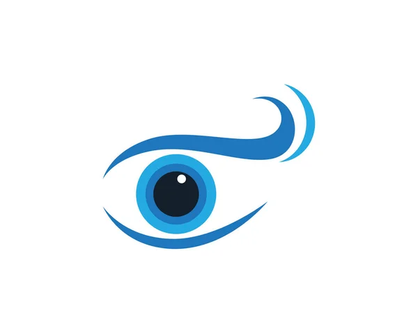 Eye Care Logo Vektor — Stockvektor