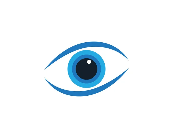 Vektor loga pro péči o oči — Stockový vektor