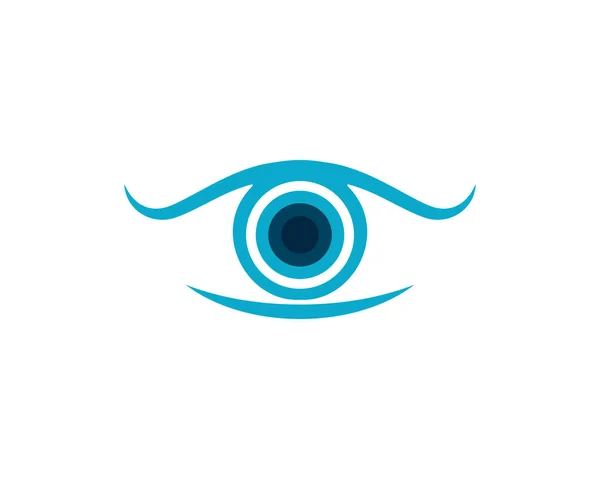 Cuidados com os olhos logotipo vetor — Vetor de Stock