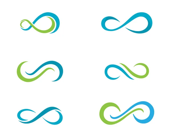 Modello logo Infinity — Vettoriale Stock