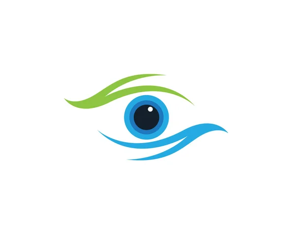 Eye Care Logo Vektor — Stockvektor