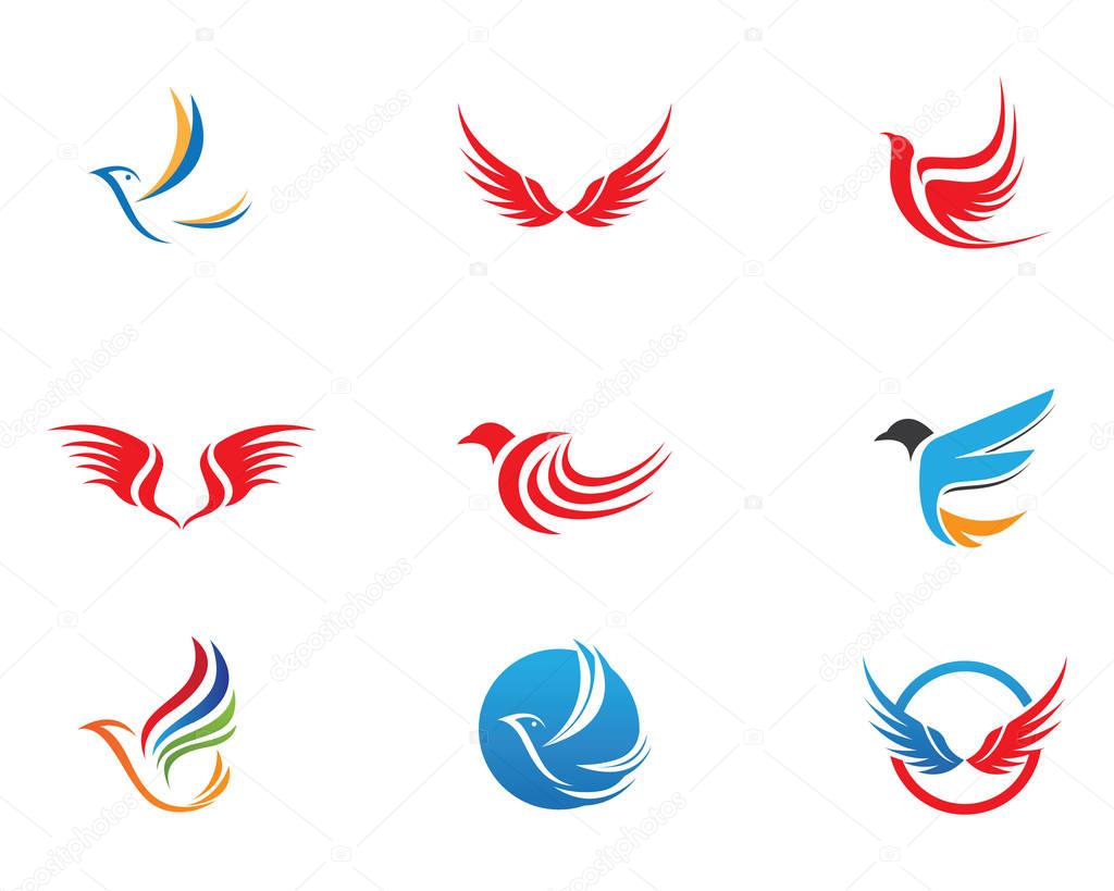 Bird Logo Template vector icon design