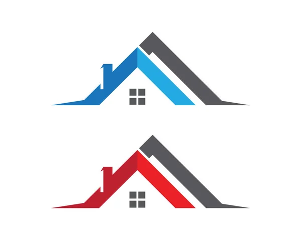 Modèle de logo de propriété — Image vectorielle