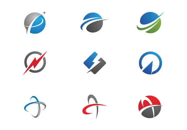 Faster Logo template — Stock Vector